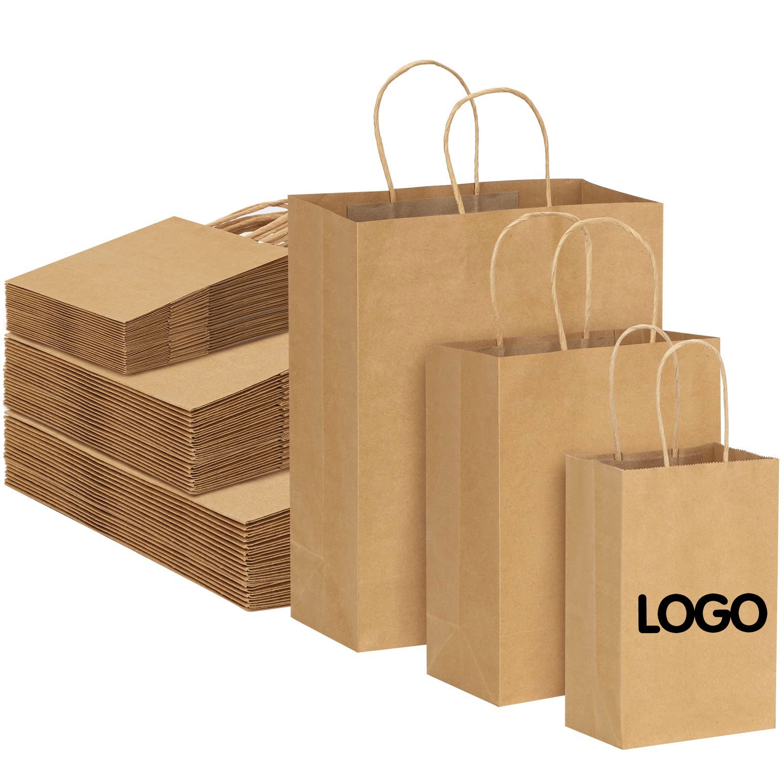 Kraft Shopping Bag For Gift