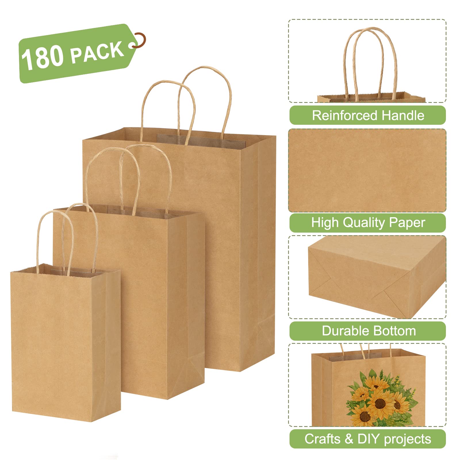 Kraft Shopping Bag For Gift