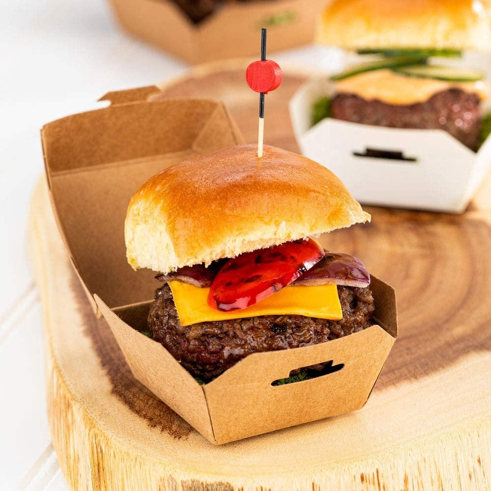 cardboard burger boxes