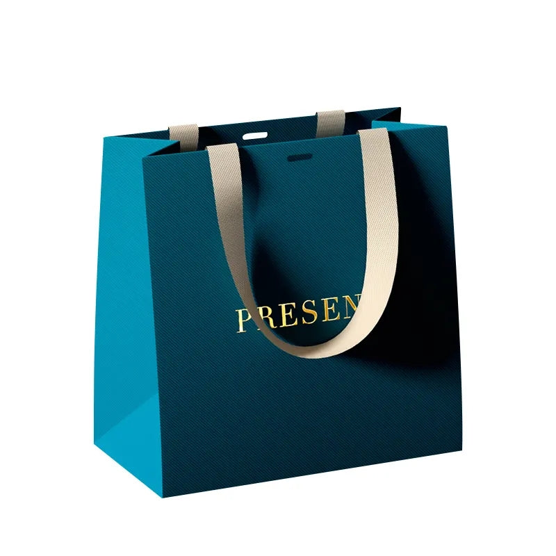 Shopping Paper Bag With Flat Handle